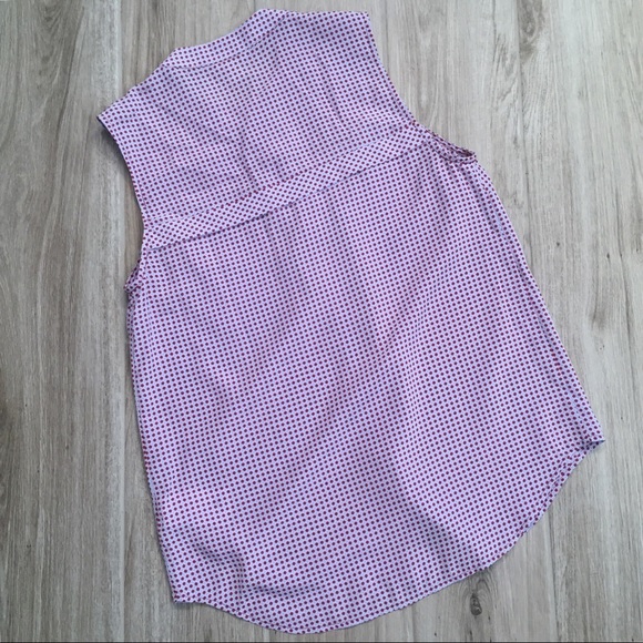 Fossil Dot Pattern Blouse Size 2 - Picture 2 of 4